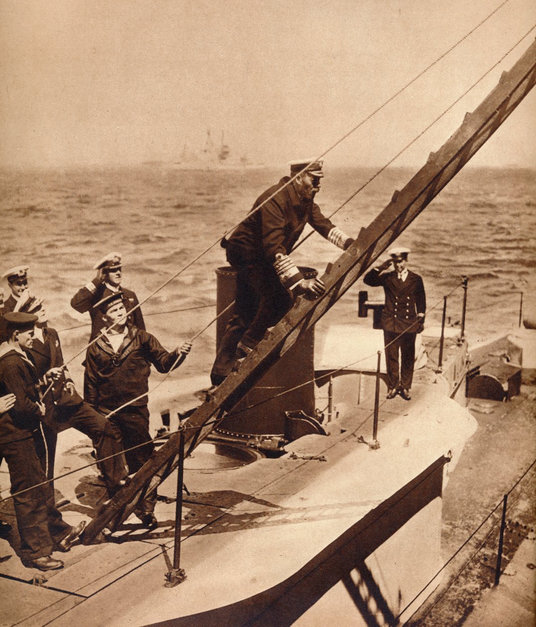 Kral George V donanması ile yüzer, c1910s 1935 by Unbekannt