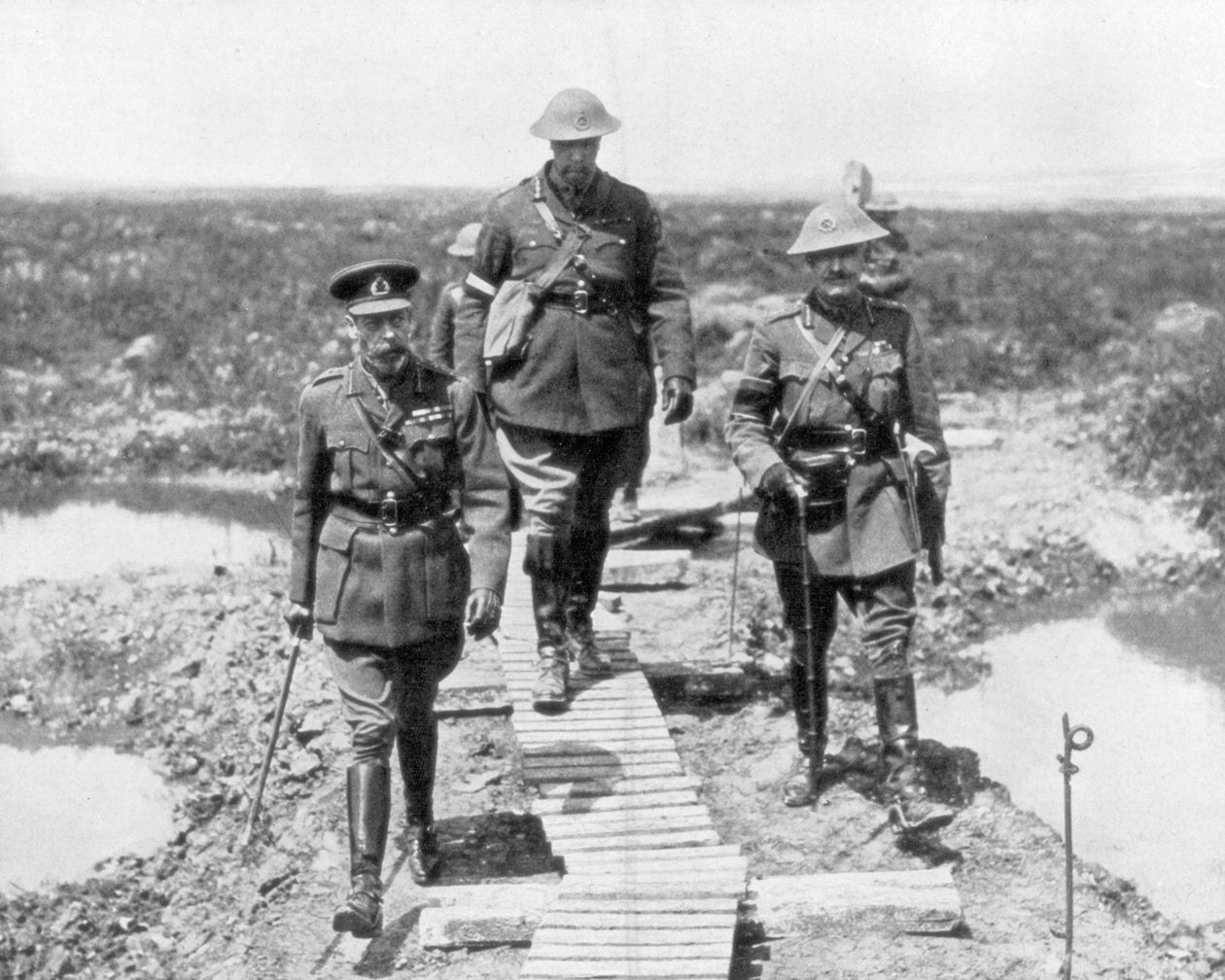 Kral George V ve Kanadalı General Currie, 1917