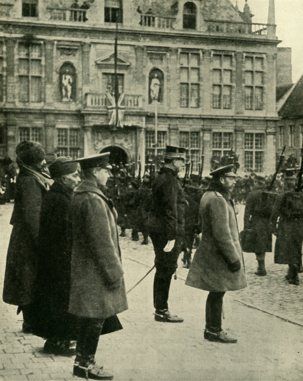 King George V, Furnes, Belçika, Birinci Dünya Savaşı, 4 Aralık 1914, 1920. by Unbekannt