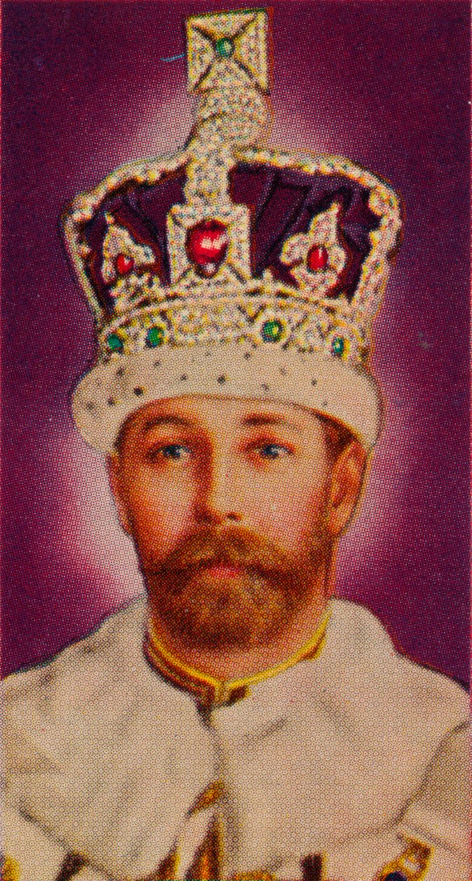 Kral George V, taç giyme töreninde, 1911 1935 by Unbekannt