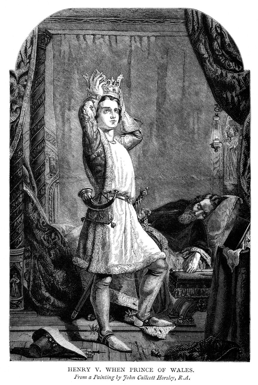 Kral Henry V 1387-1422 Galler Prensi iken by Unbekannt