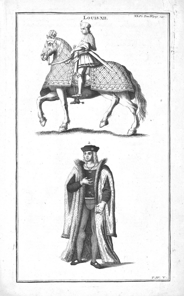 Kral Louis XII, c1760. by Unbekannt
