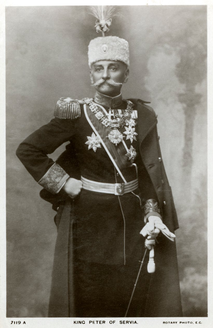 Sırbistan Kralı I. Peter, c1903-c1918 by Unbekannt