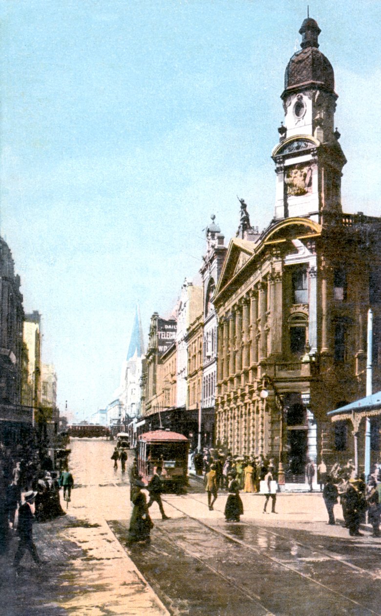 King Street, Sidney, Avustralya, c1900s by Unbekannt