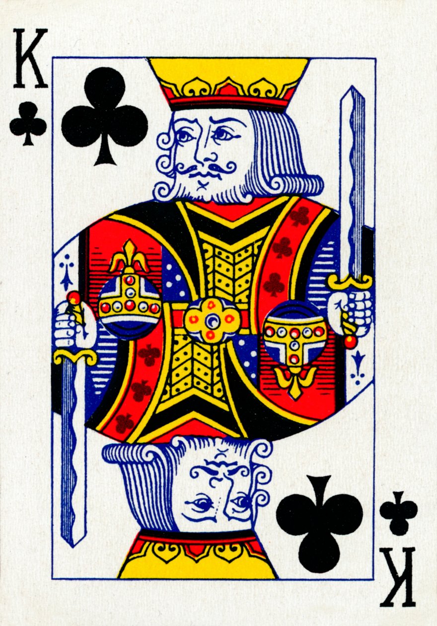 King of Clubs, Goodall & Son Ltd. iskambil destesinden, c1940 by Unbekannt