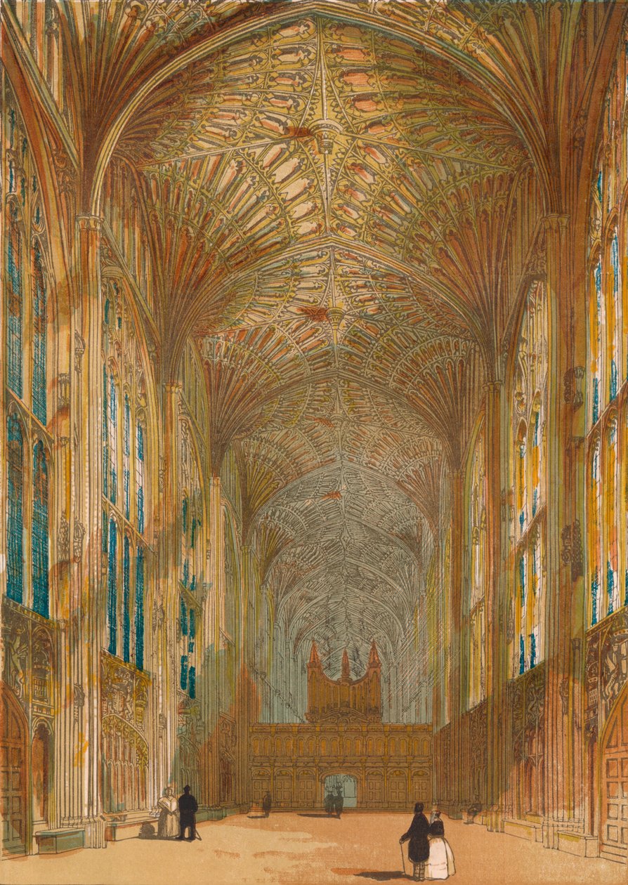 Kings College Şapeli, Cambridge, 1864 by Unbekannt