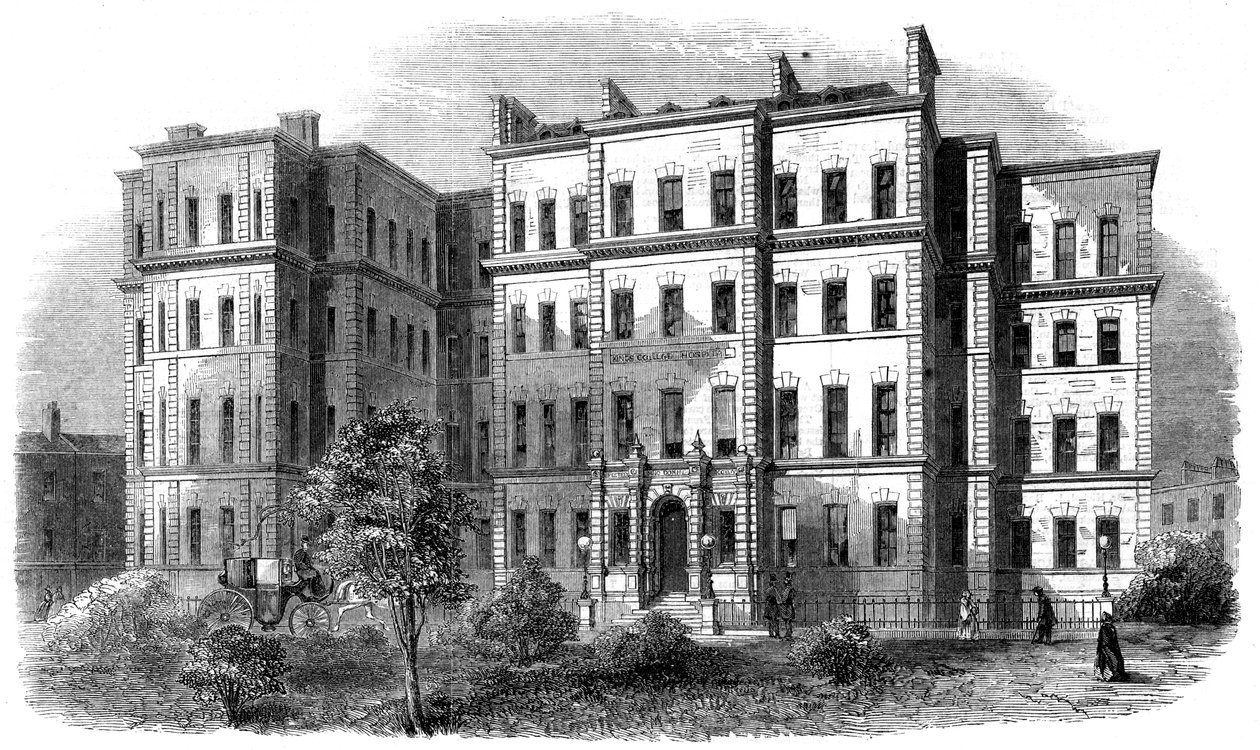Kings College Hastanesi, Portekiz Caddesi, Lincolns Inn, Londra, c1860s by Unbekannt
