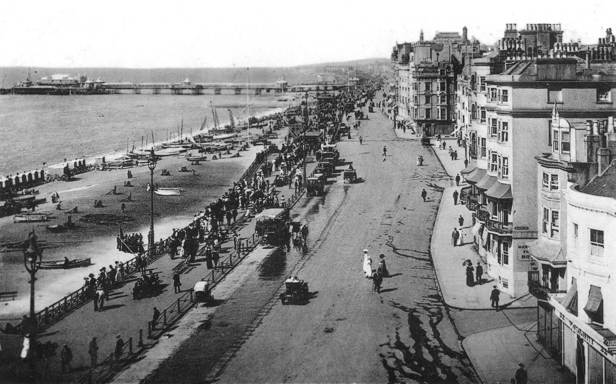 Kings Road, Brighton, Doğu Sussex, c1900s-c1920s by Unbekannt