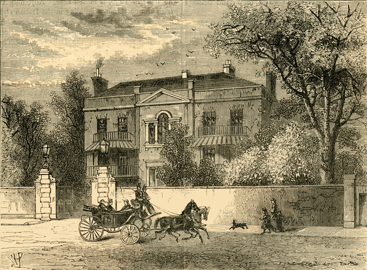 Kingston Evi, Knightsbridge, c1876. by Unbekannt