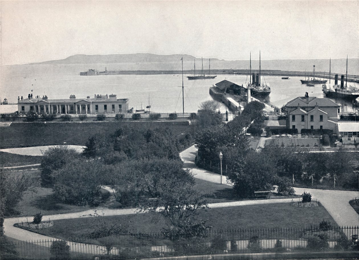 Kingstown - Limanın Genel Görünümü, 1895 by Unbekannt
