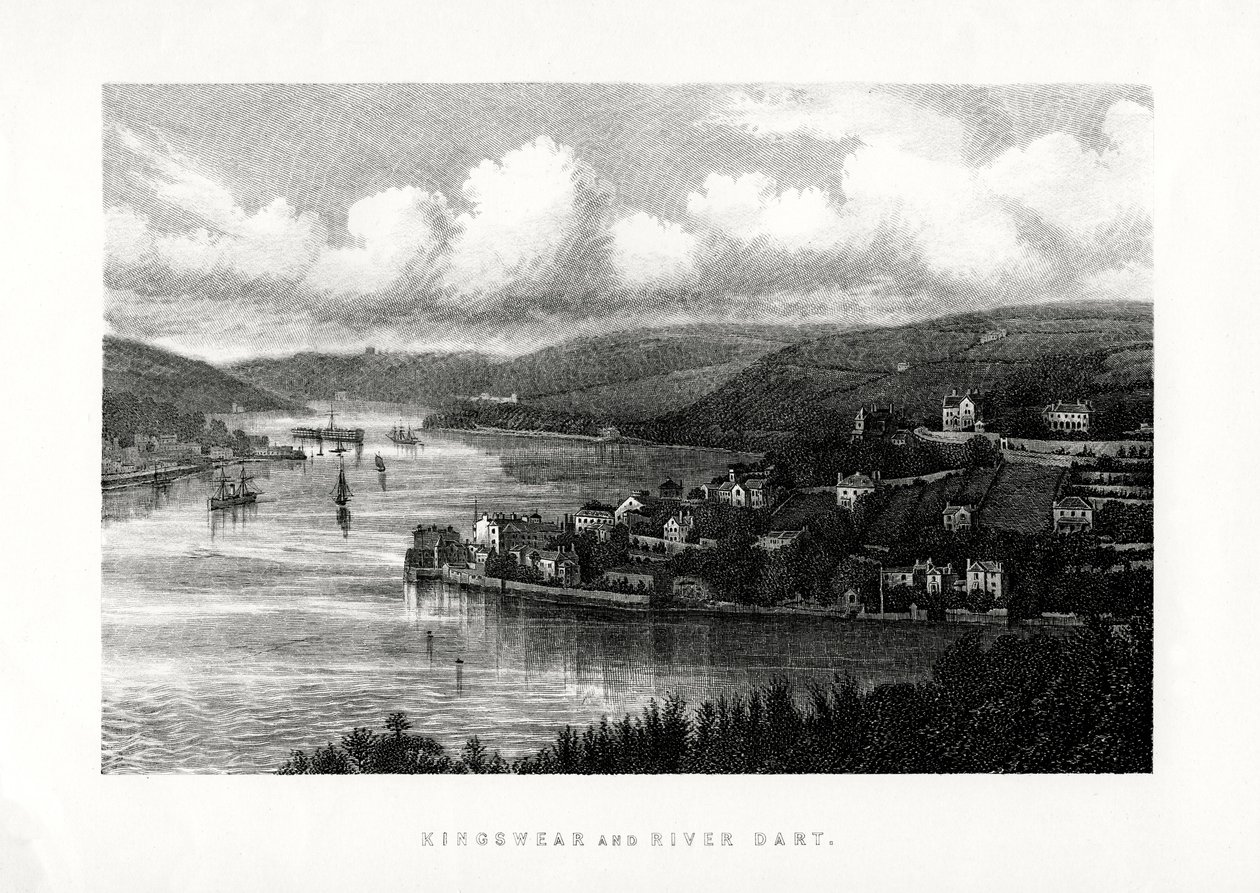 Kingswear ve Dart Nehri, Güney Devon, 1896 by Unbekannt