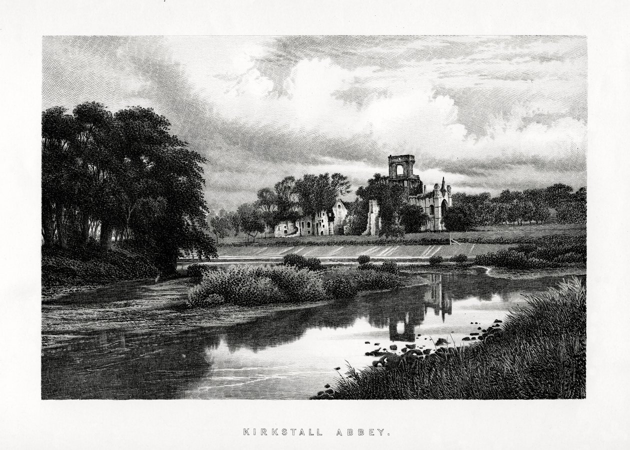 Kirkstall Manastırı, Leeds, Yorkshire, 1896 by Unbekannt