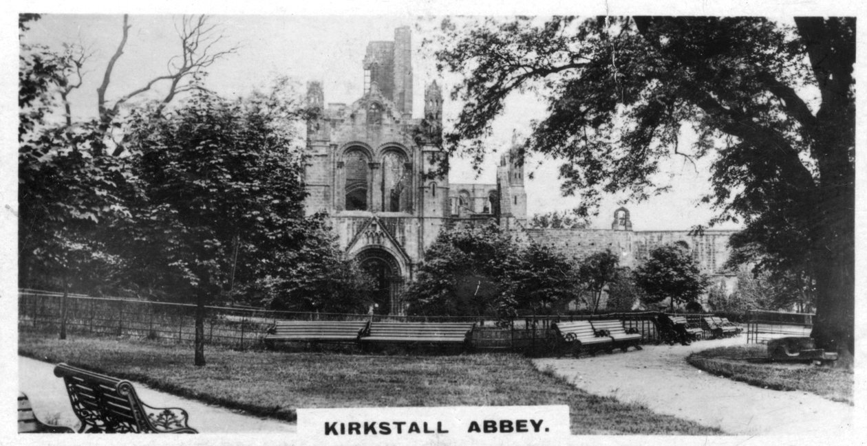 Kirkstall Manastırı, Leeds, Yorkshire, c1920