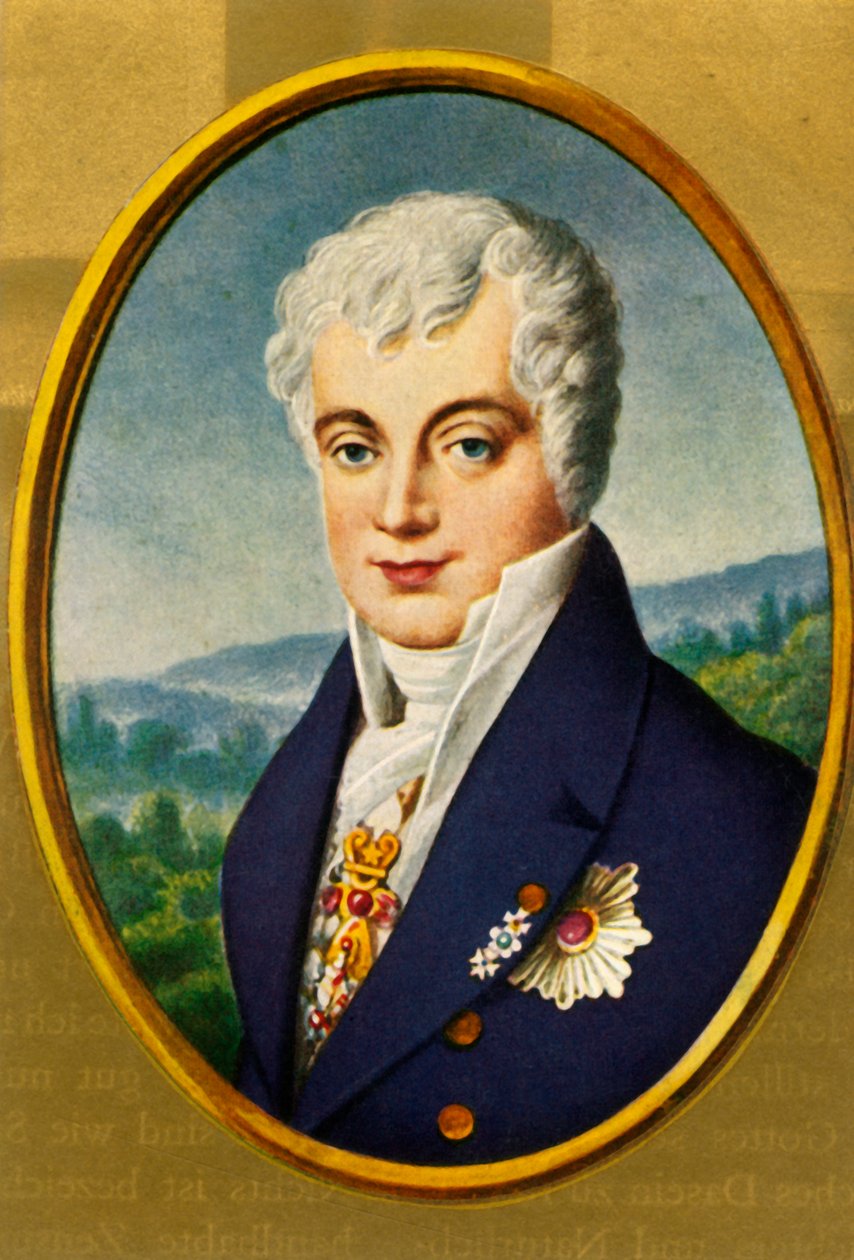 Klemens Lothar Wenzel, Metternich Prensi, 1933 by Unbekannt