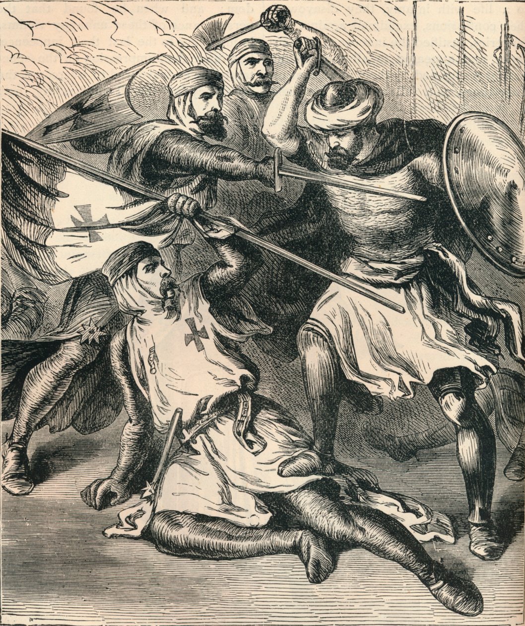 Savaş Alanında Tapınak Şövalyeleri, c1910 by Unbekannt