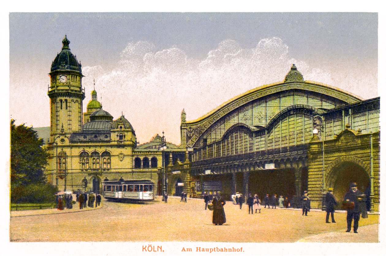 Köln, Am Hauptbahnhof, Merkez İstasyon, 20. Yüzyıl by Unbekannt
