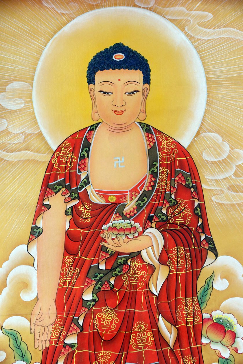 Kong Meng San Phor Kark Manastırı görün. Shakyamuni Buddha tablosu, 20160819, Singapur, Singapur by Unbekannt