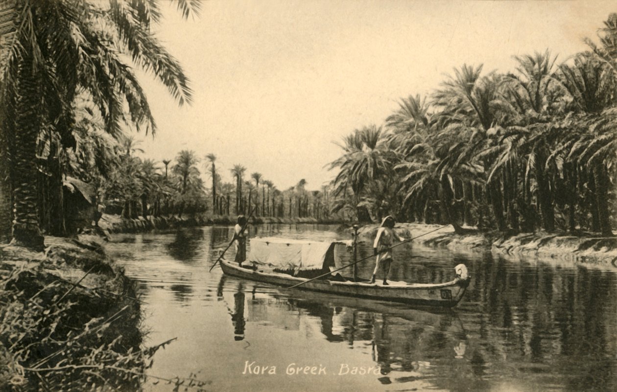 Kora Deresi, Basra, c1918-c1939. by Unbekannt