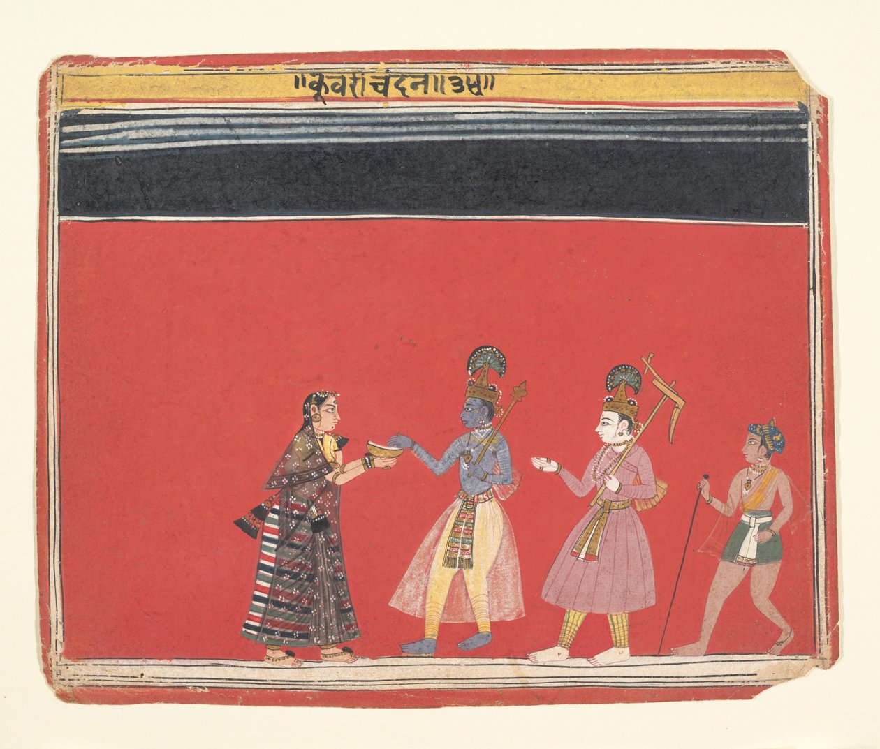 Krishna Kambur Kadın Trivakra