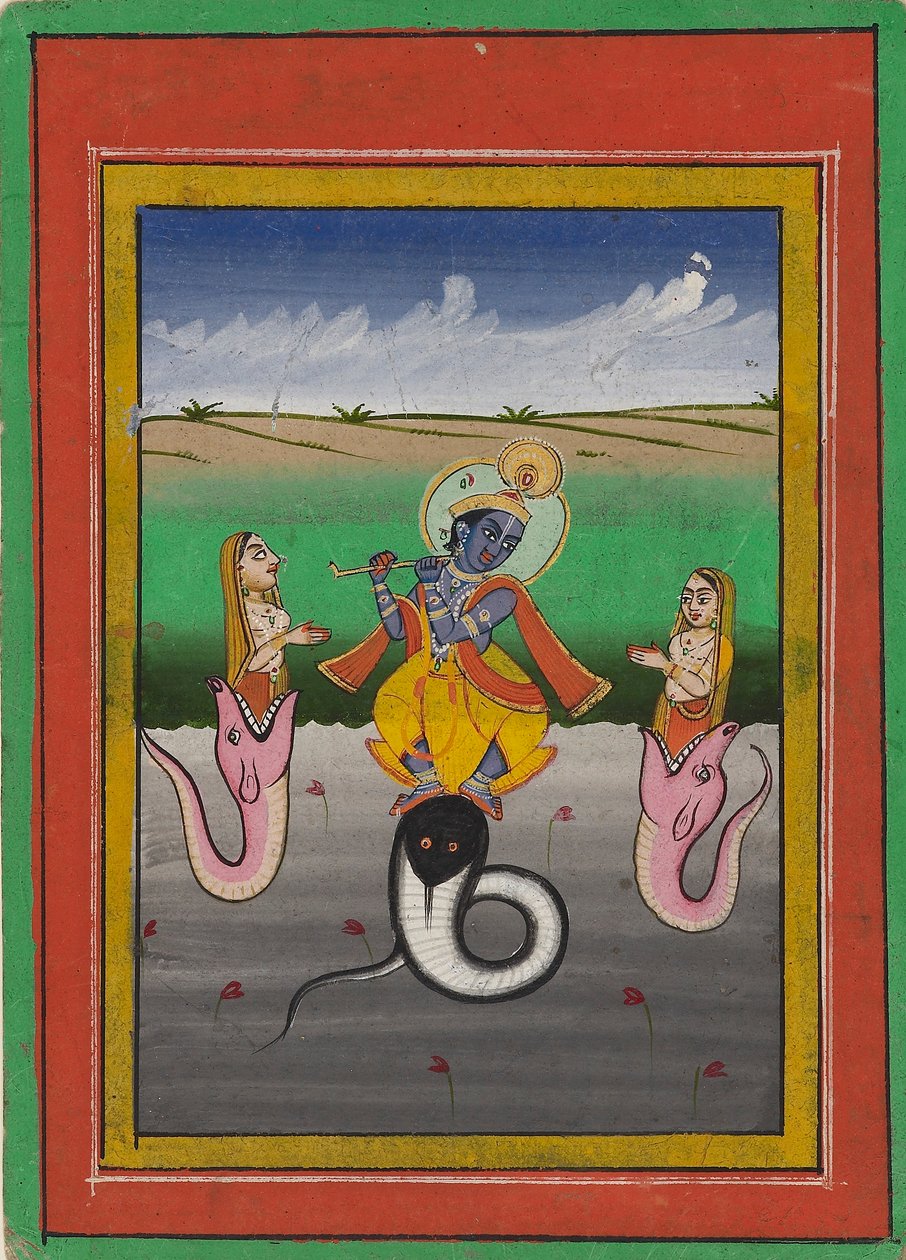 Krishna Kaliyamardaka, 20. yüzyılın başlarında by Unbekannt