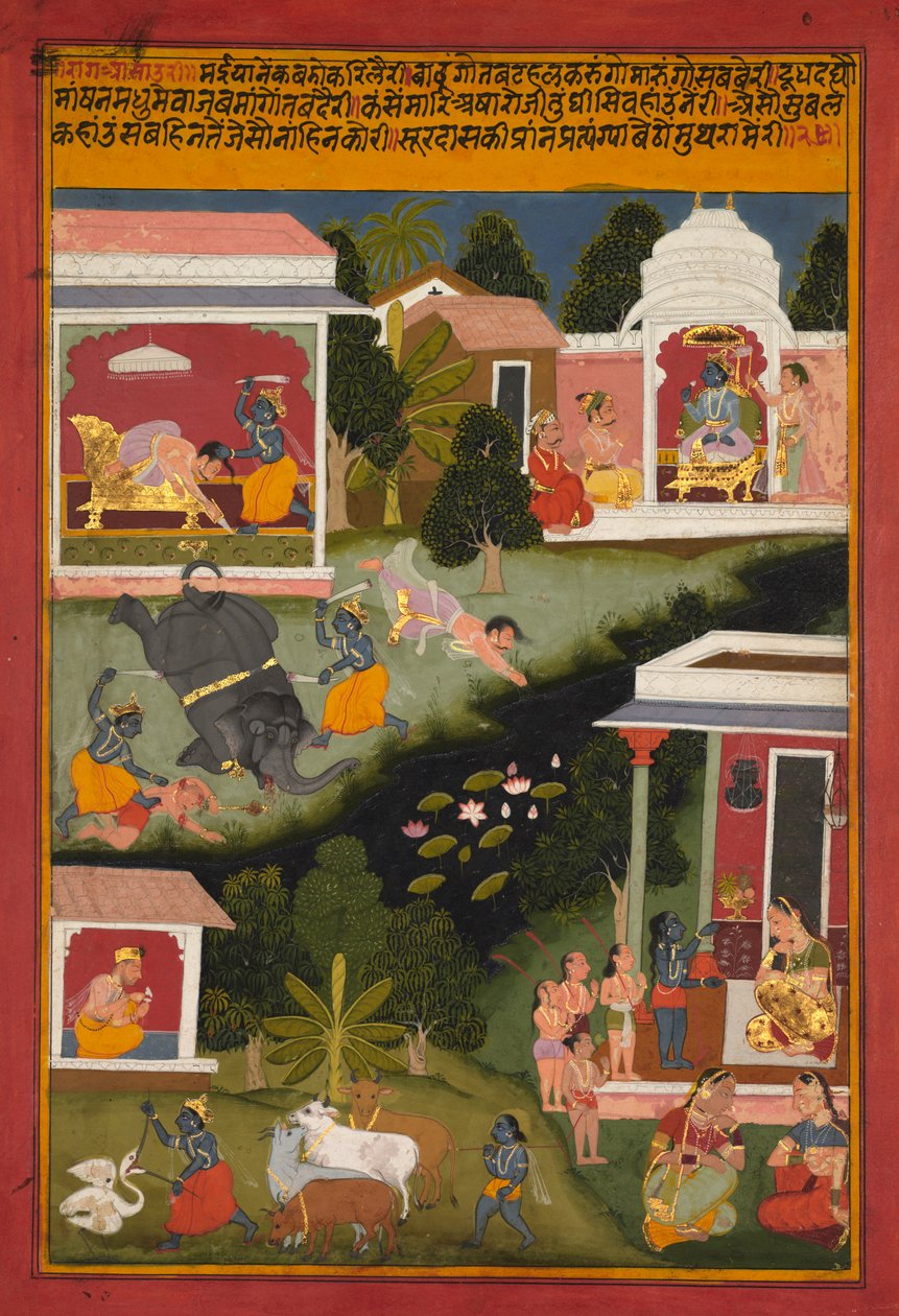 Şeytanların Yok Edicisi olarak Krishna, Surdass Sursagar