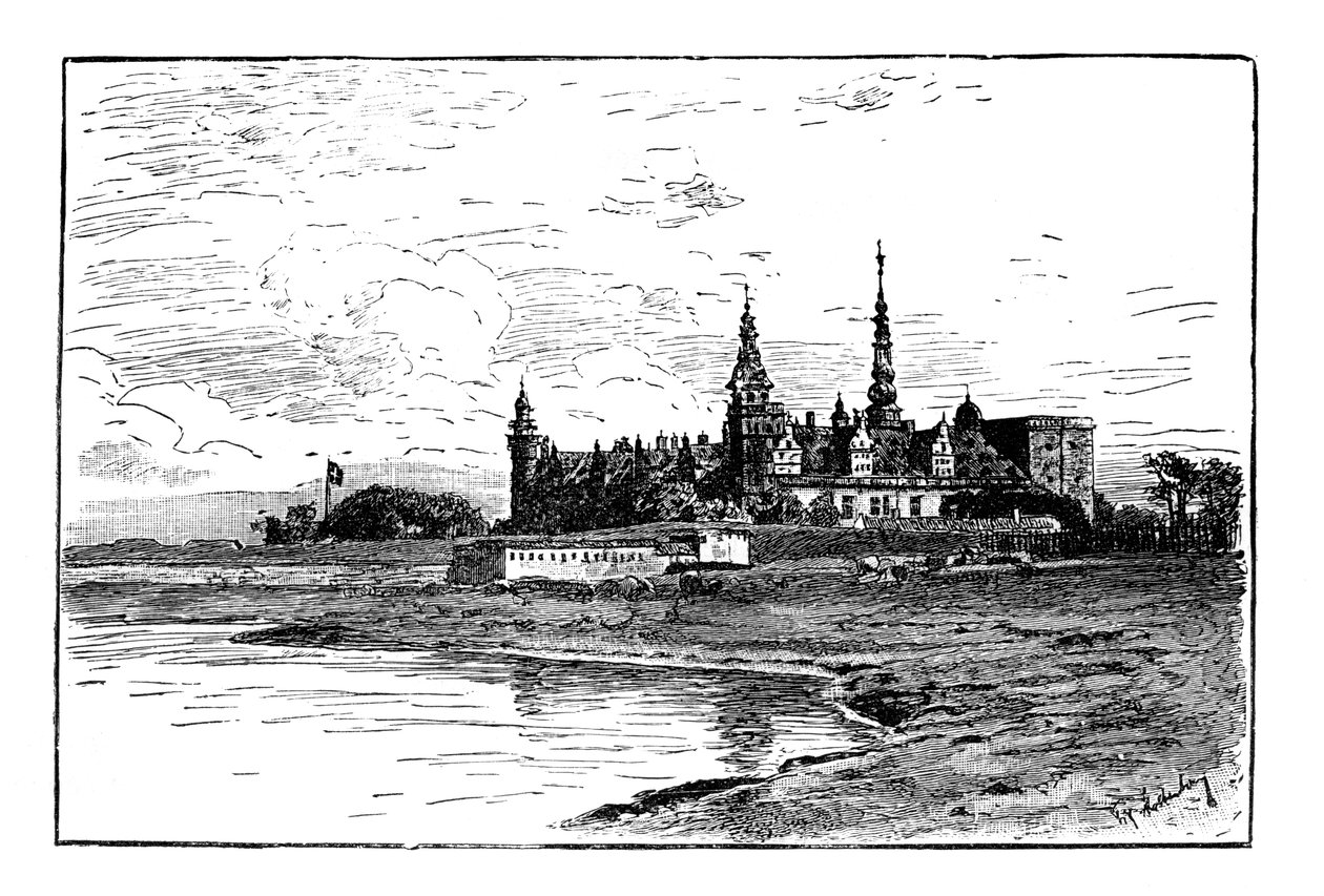 Kronborg Kalesi, Elsinore, Danimarka by Unbekannt