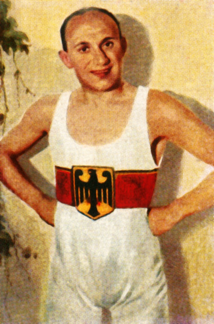 Kurt Leucht, Alman horoz siklet güreş şampiyonu, 1928. by Unbekannt