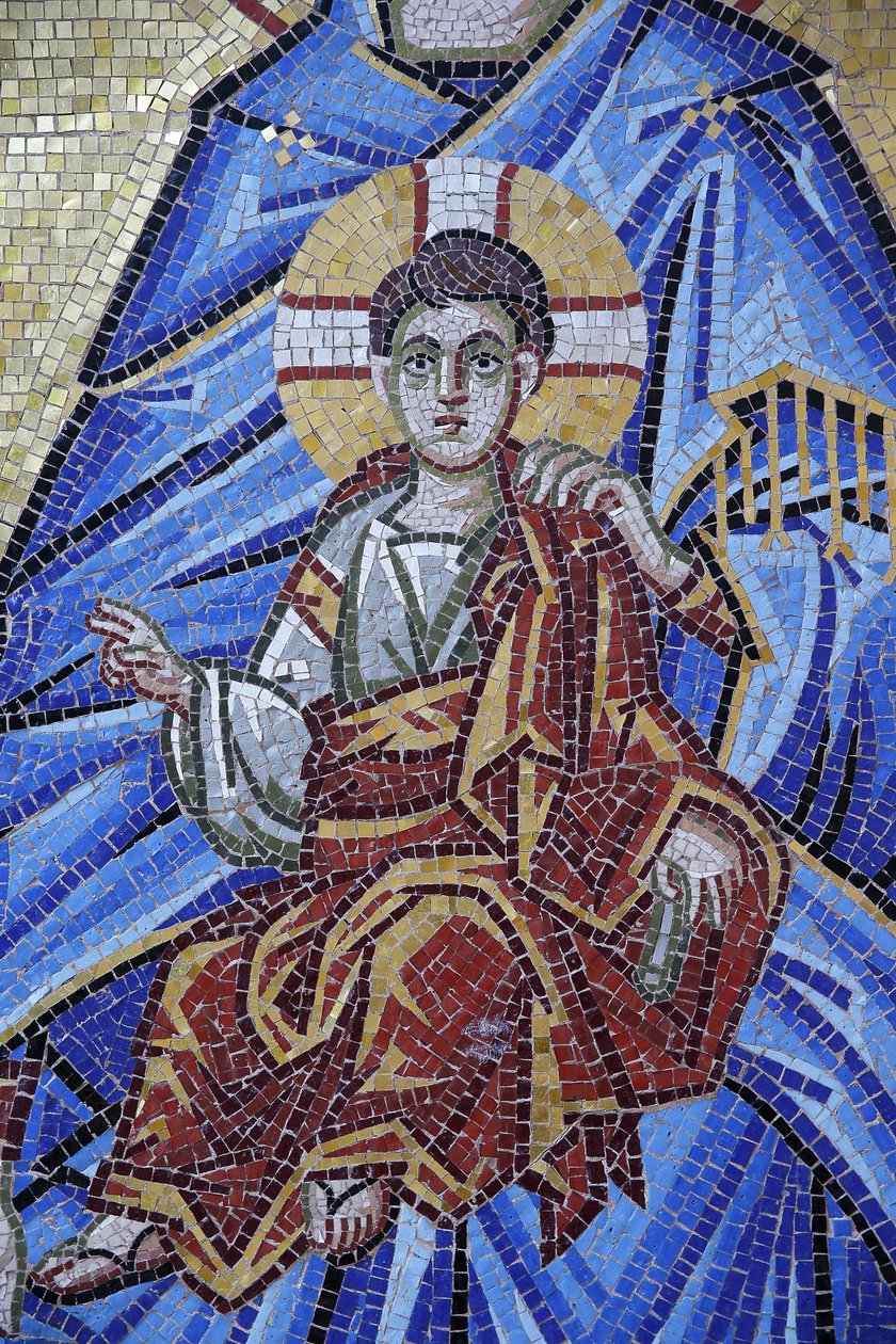 Kykkos Manastırı, Kıbrıs. Mozaik detay. İsa çocukken, 20150510, Pedoulas, Kıbrıs by Unbekannt