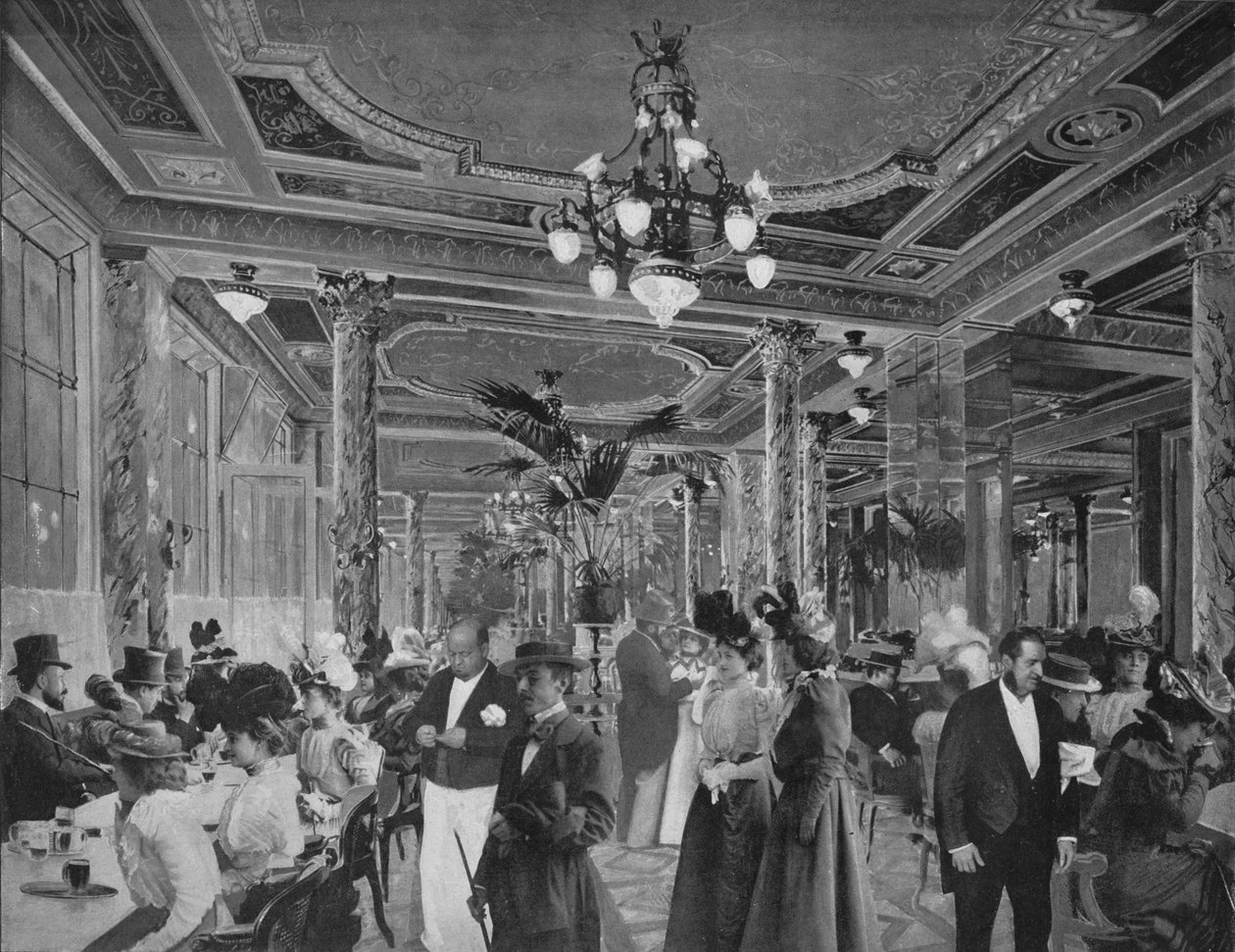 Amerikan Kafesinin Büyük Salonu, 1900 by Unbekannt