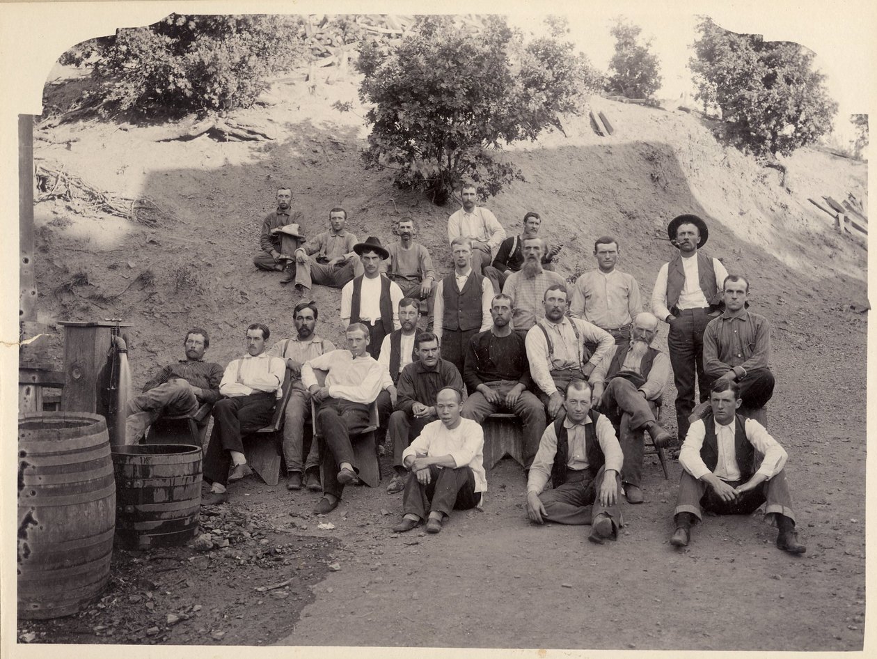 La Grange Maden Mürettebatı, Kaliforniya, 1900'ler. by Unbekannt