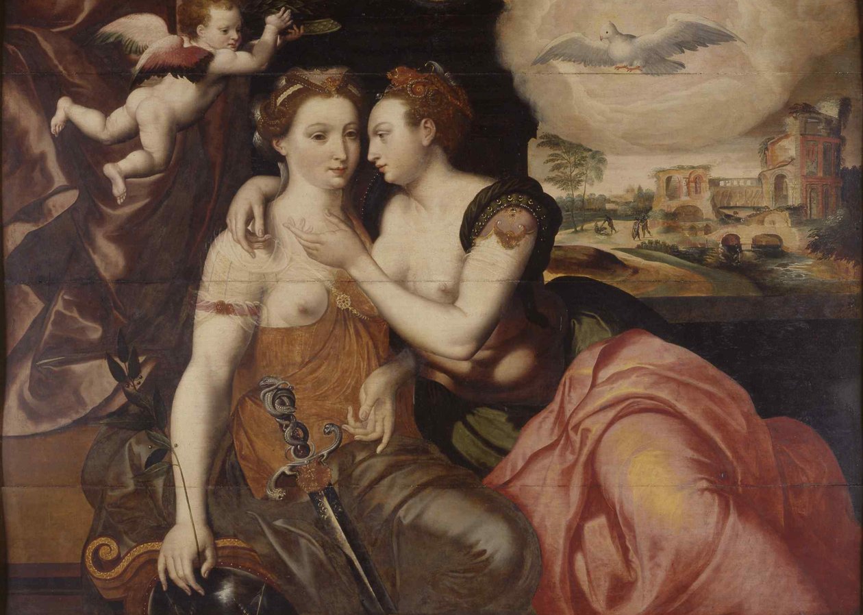 Adalet ve Barış, Adalet ve Barış, c.1560. by Unbekannt