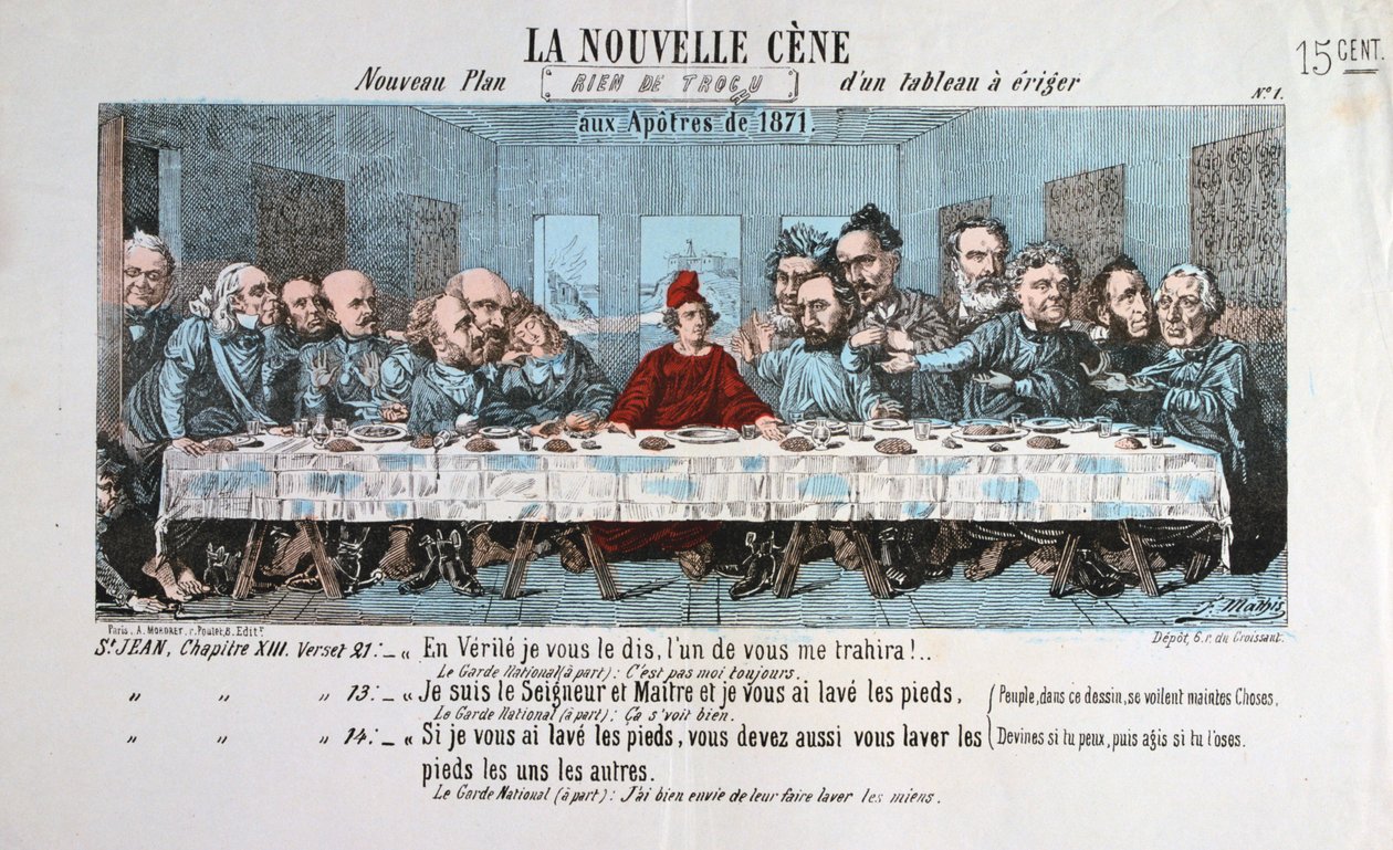 Yeni Akşam Yemeği, Paris Komünü, 1871 by Unbekannt
