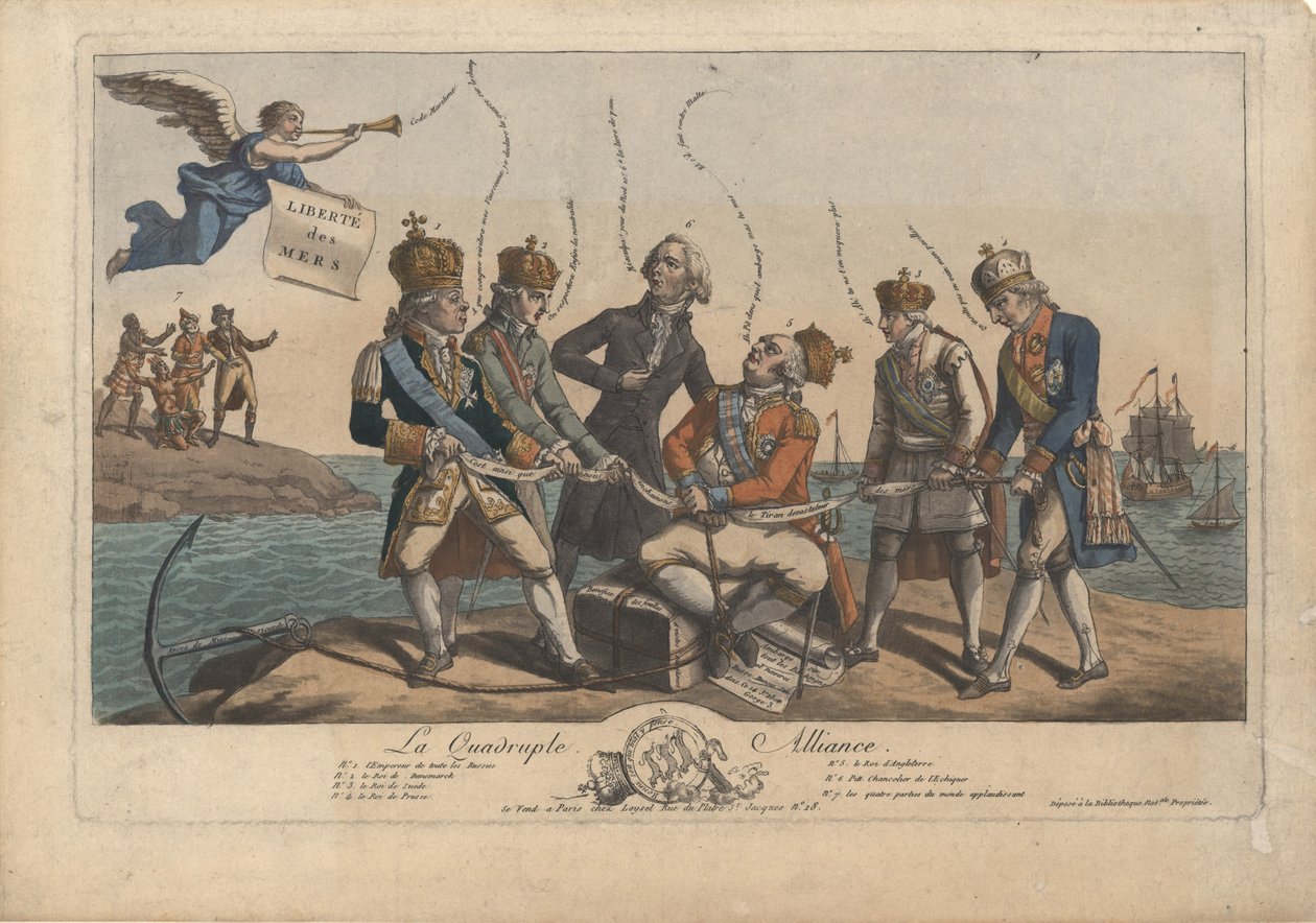 Dörtlü İttifak, 1800. by Unbekannt