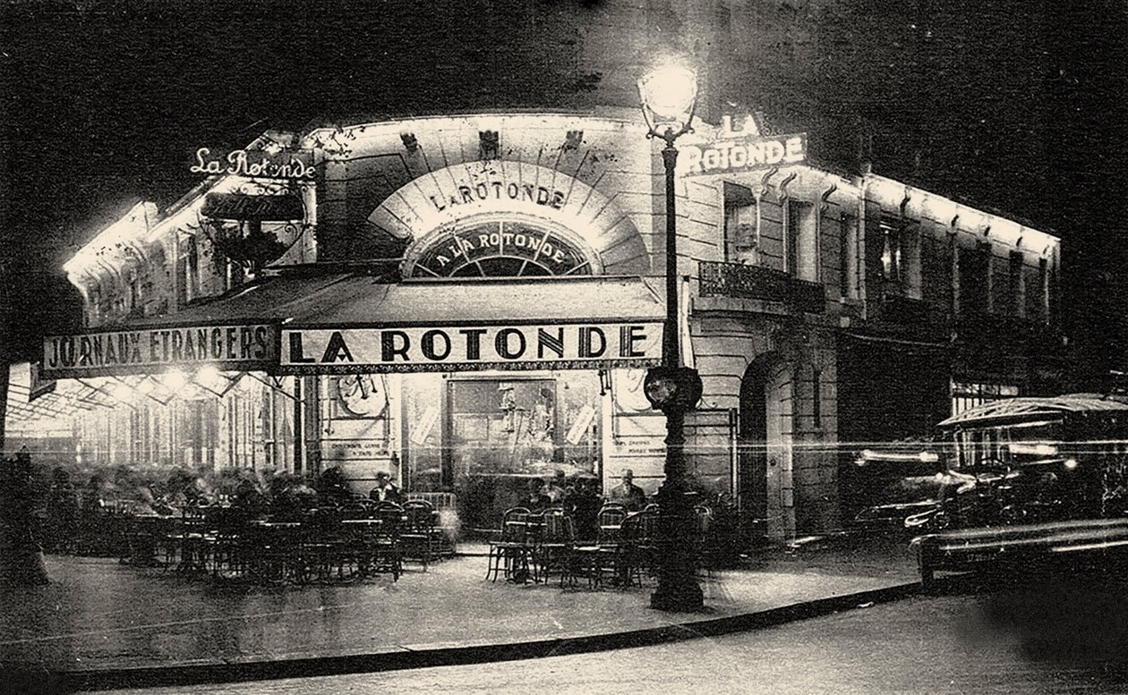 Rotunda, Boulevard du Montparnasse, c. 1925. by Unbekannt