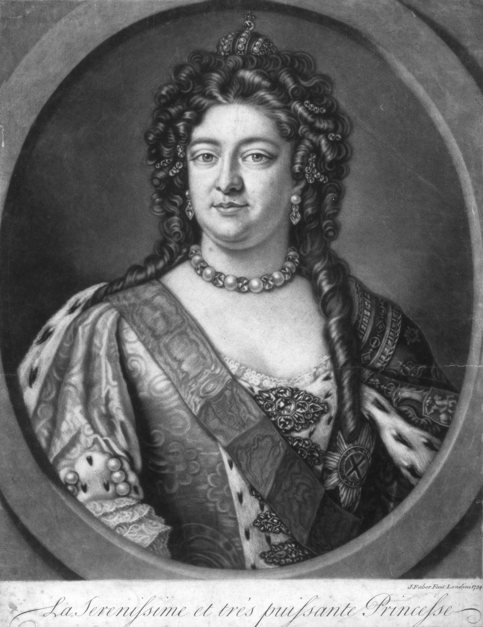 Serenissima ve Çok Güçlü Prenses, 1734 by Unbekannt