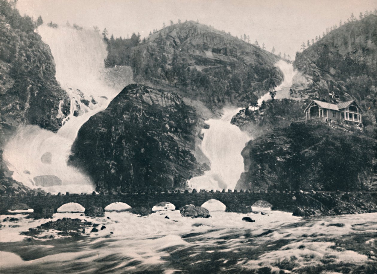 Laatefos, Hardanger, 1914. by Unbekannt