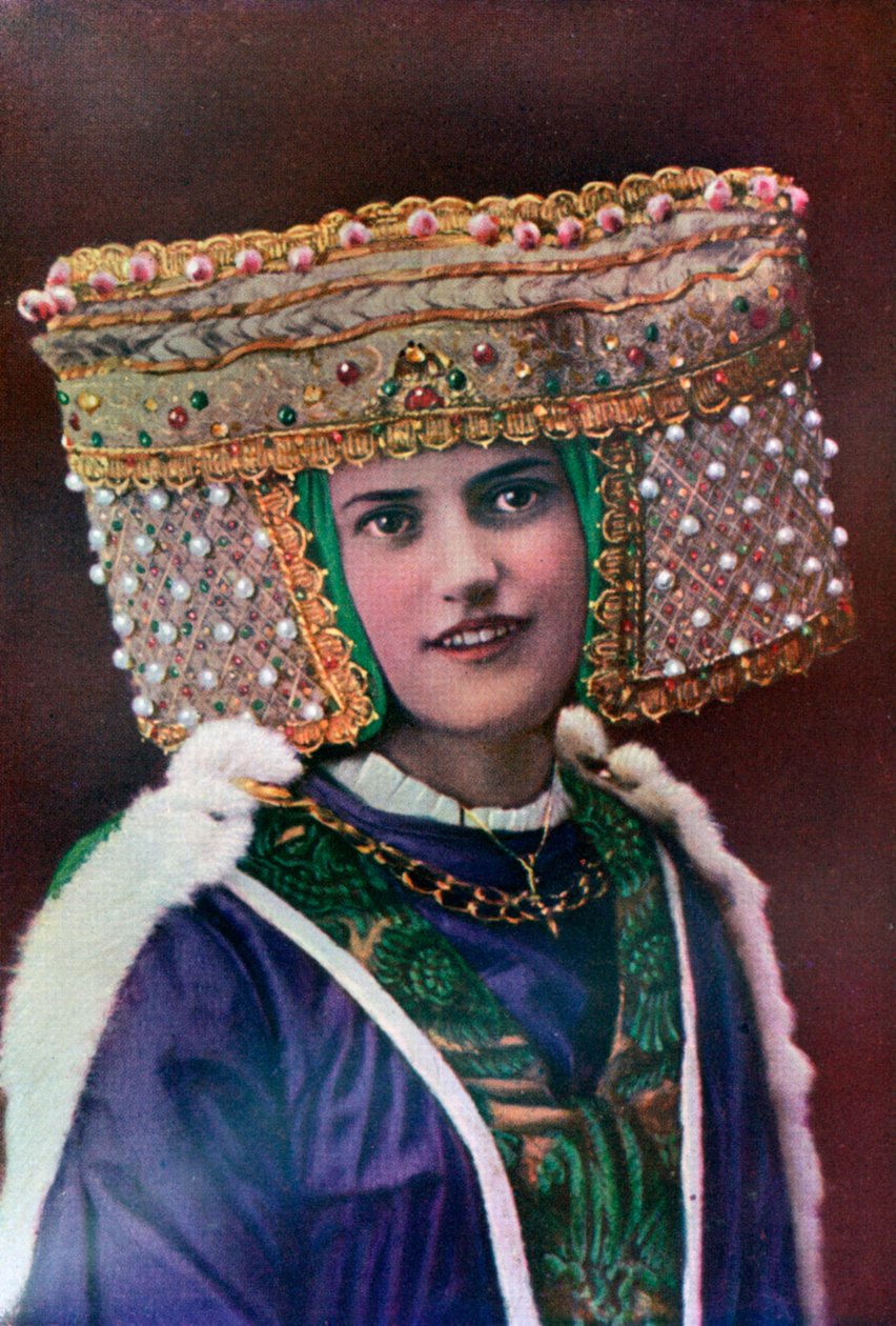 Bayan başlık, 14. yüzyıl, 1910 by Unbekannt