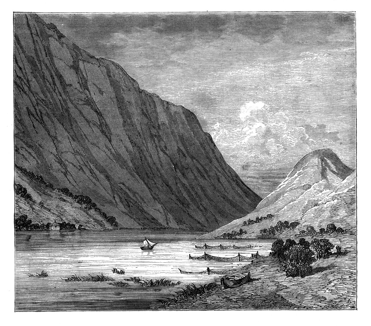 Bandak Gölü, Norveç, c1890 by Unbekannt