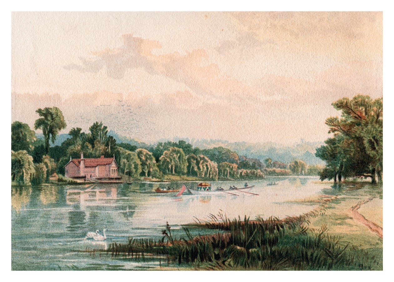 Virginia Water Gölü, 1880 by Unbekannt