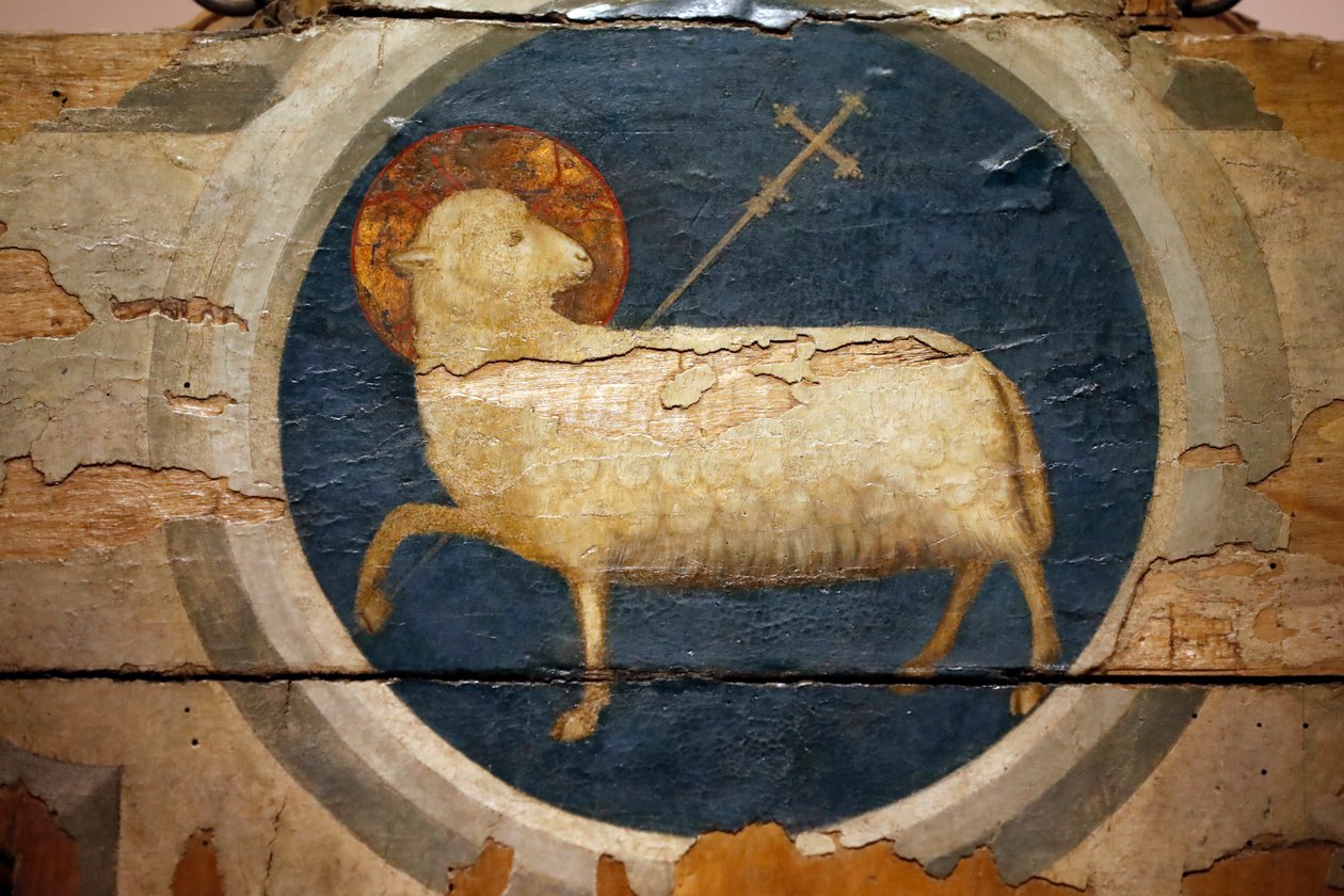 Giotto tarafından boyanmış Tanrı Kuzusu. 14. yüzyıl. Padua. İtalya. (Fotoğraf) by Unbekannt
