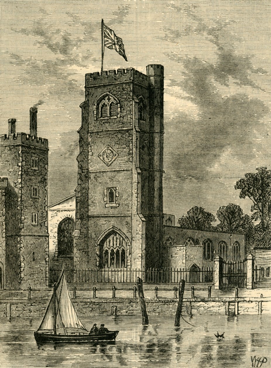 Lambeth Kilisesi 1825, c1878. by Unbekannt