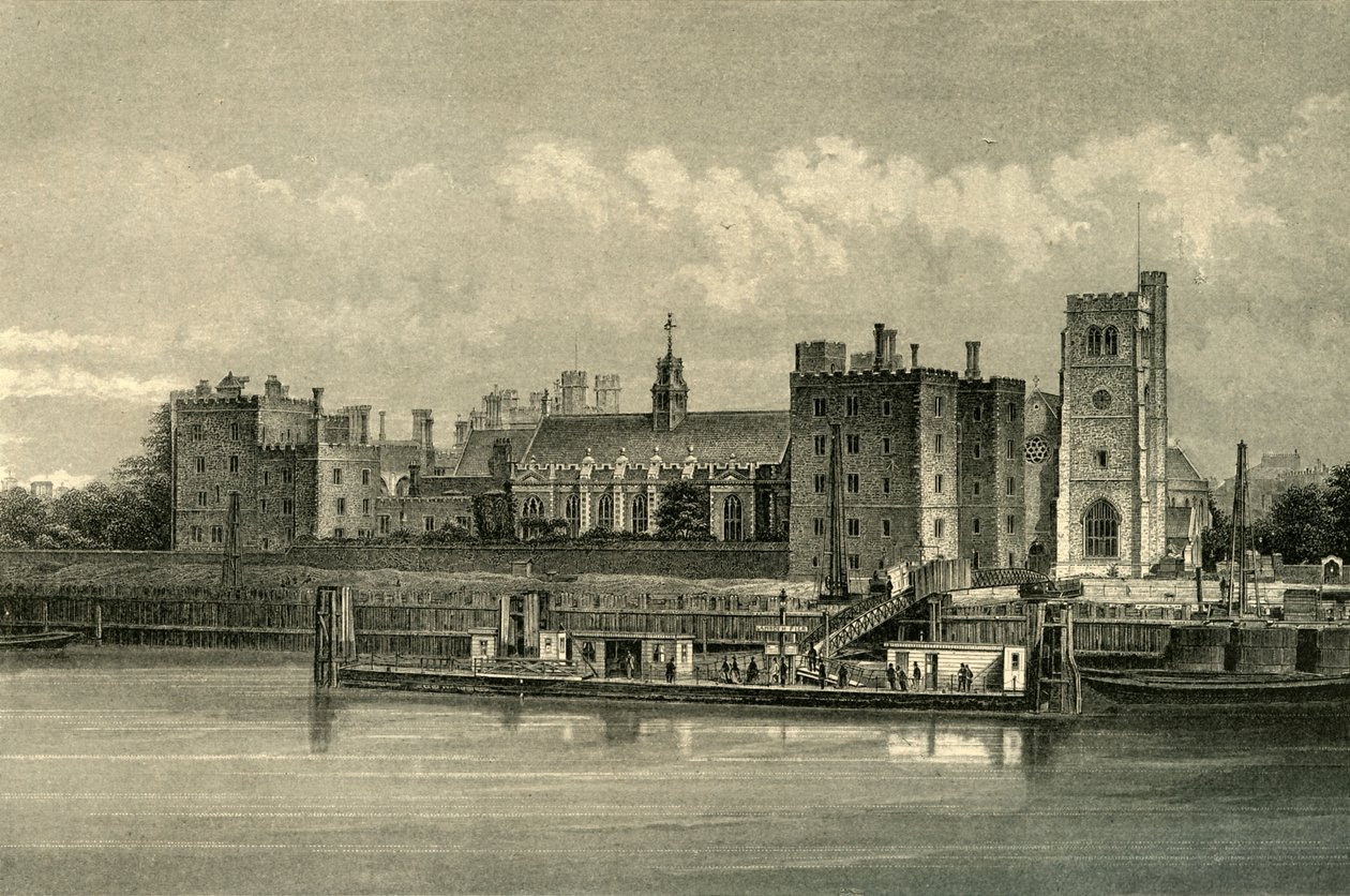 Lambeth Sarayı, c1878. by Unbekannt