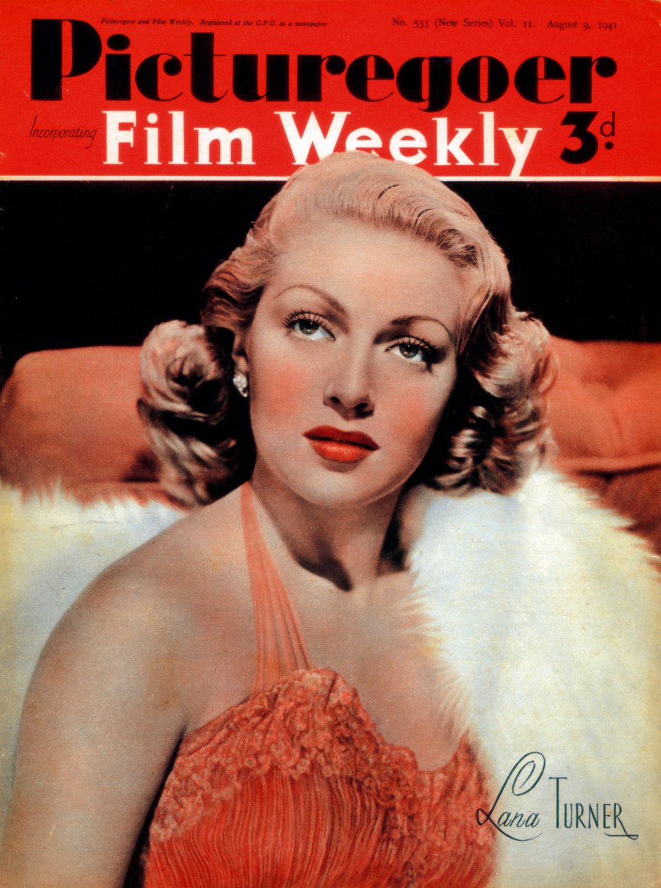 Lana Turner 1921-1995, Amerikalı oyuncu, 1941 by Unbekannt