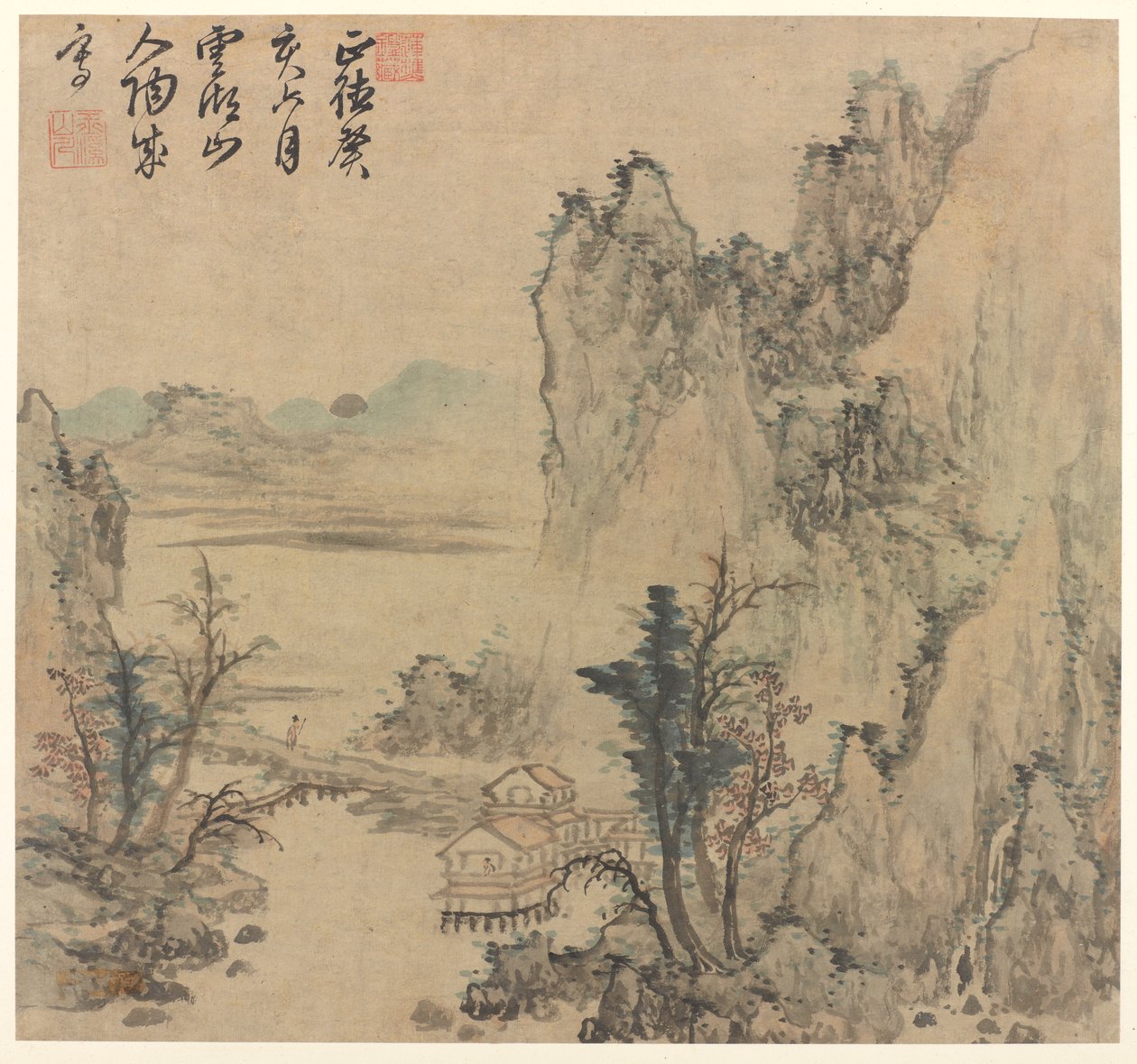Manzara, Geç Ming veya erken Qing hanedanı, 17. yüzyıl. by Unbekannt
