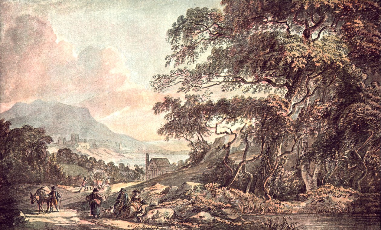 Bir Gölün Yakınındaki Manzara, 1785, c1900. by Unbekannt