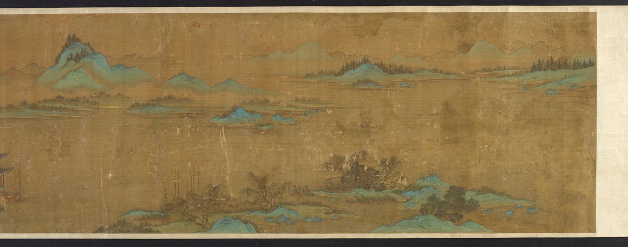 Saraylı manzara, Ming hanedanı, 16-17. yüzyıl. by Unbekannt