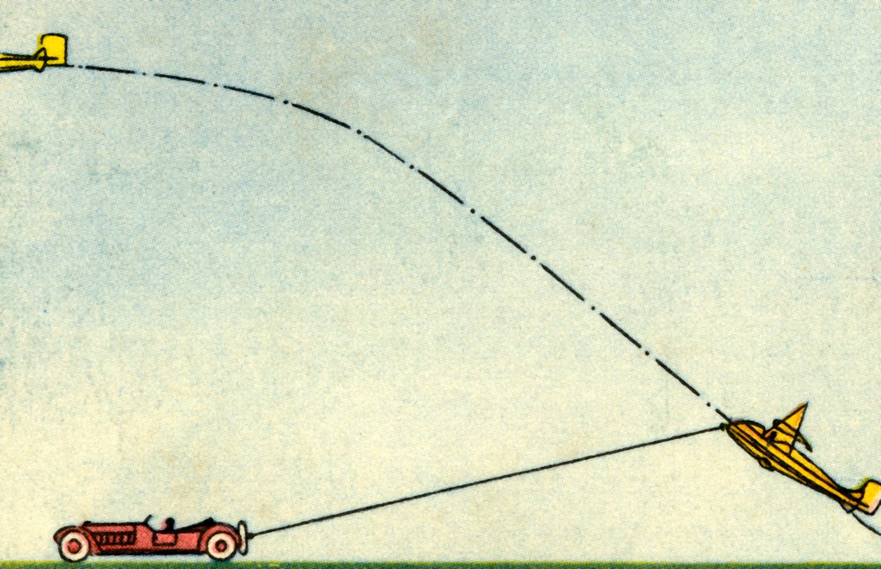Bir planörün fırlatılması, 1932. by Unbekannt