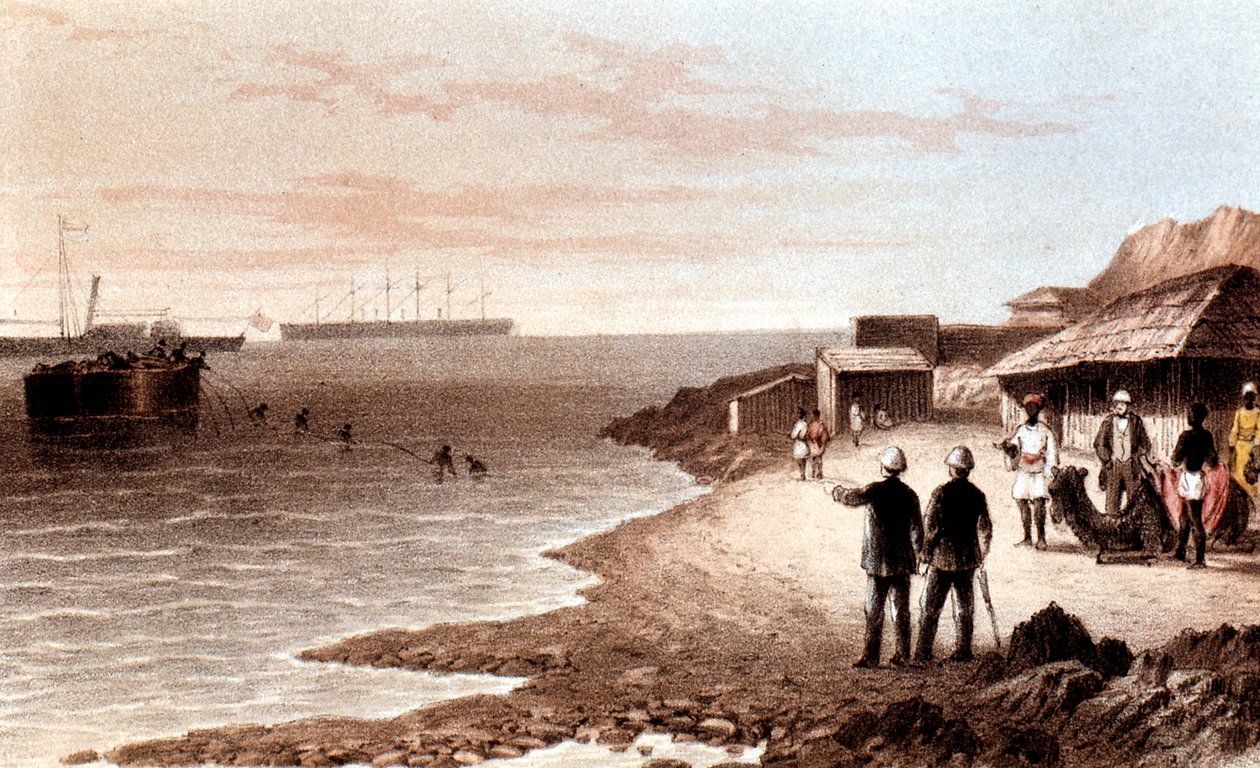 Hint Okyanusu boyunca Bombay ve Aden arasında telgraf kablosunun döşenmesi, 1870 by Unbekannt