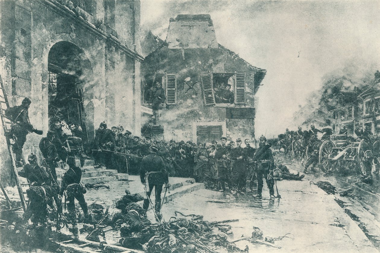Le Bourget, 1870, 1884 by Unbekannt