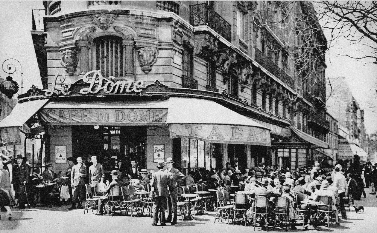 Kubbe, Boulevard du Montparnasse. by Unbekannt